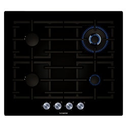 Siemens EP616HB91E Gas Hob, Black